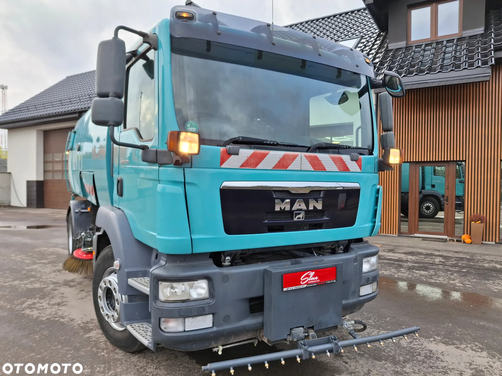 MAN TGM 18.290 Zamiatarka BUCHER 2 Silniki Karcher Mycie Ciśnieniowe - 37