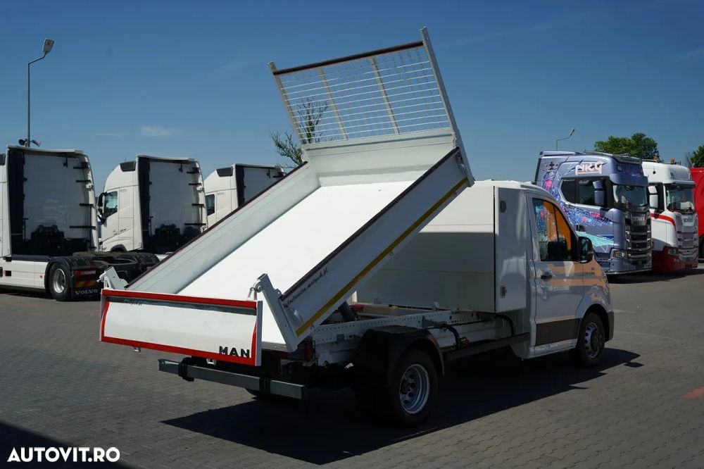 MAN TGE 4.180 / BASCULATOR SPATE / DUBLU / CAMERĂ MARȘARIER / IMPORTAT - 6