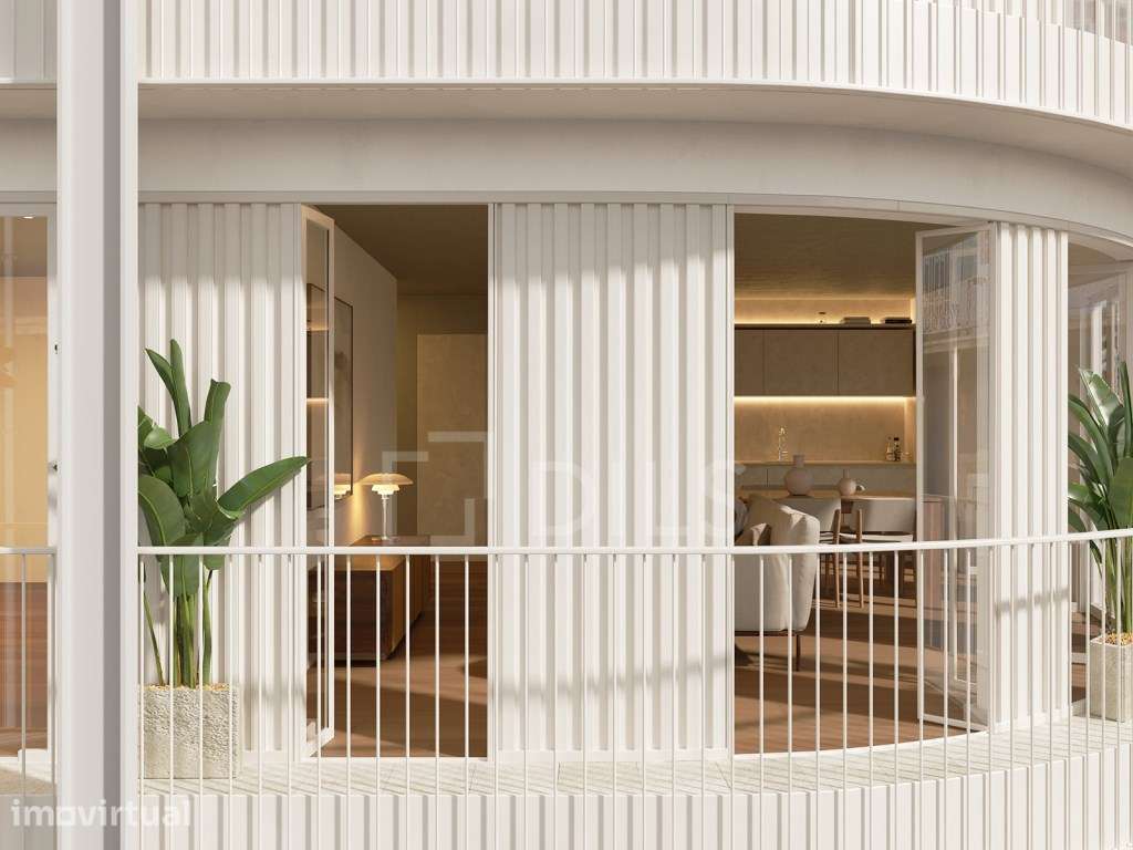 Apartamento T2 com varanda em novo empreendimento na Avenida Almira... - Grande imagem: 2/46