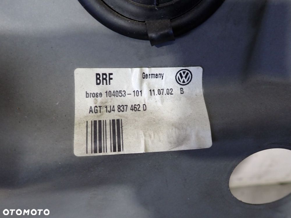 PODNOŚNIK SZYB PRAWY PRZÓD VOLKSWAGEN BORA 1J4837756F   1J1959802D - 2