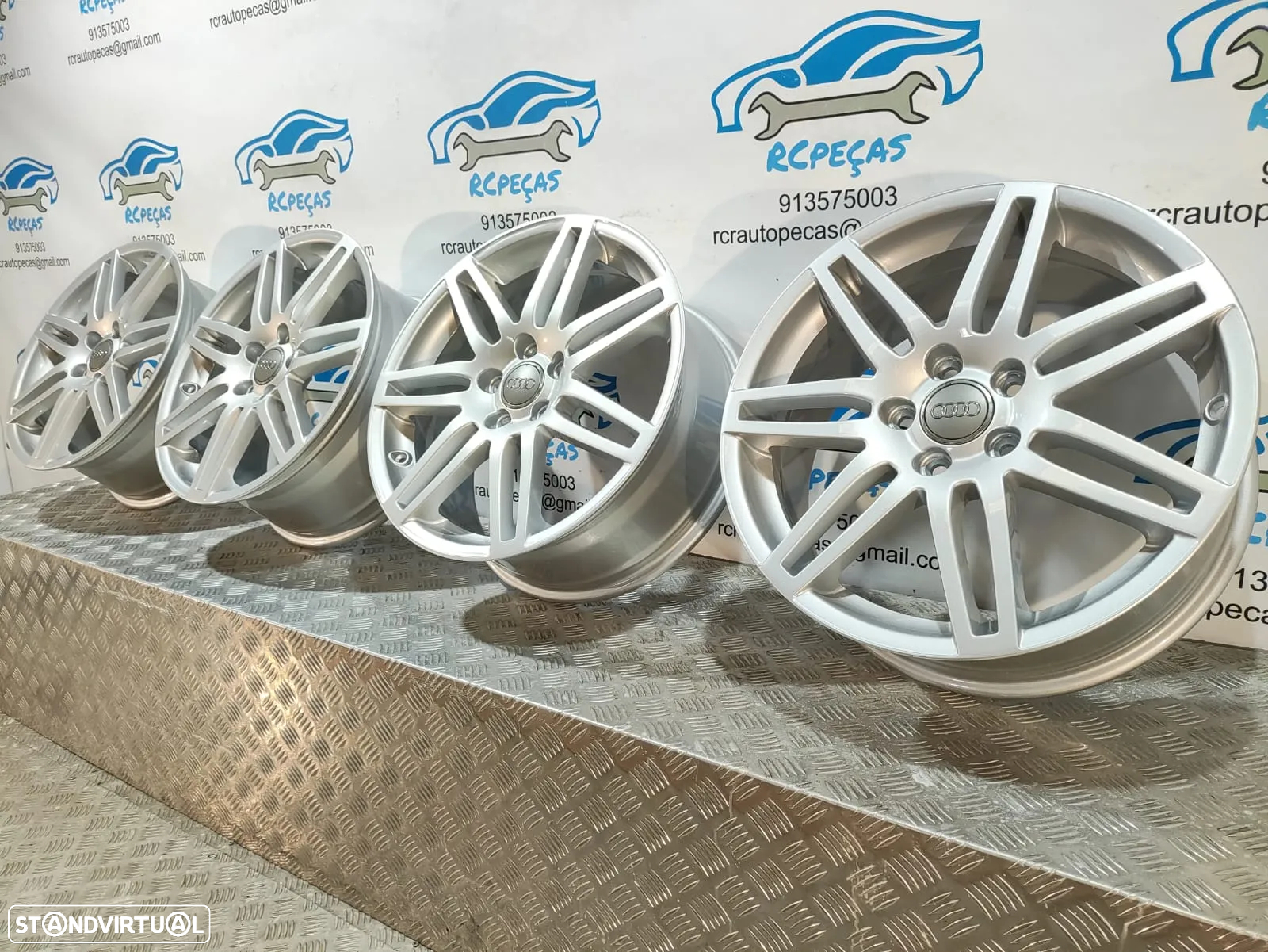 - Jantes 18 Originais Audi A3 8P S-Line 7,5J ET54 5x112 - 3