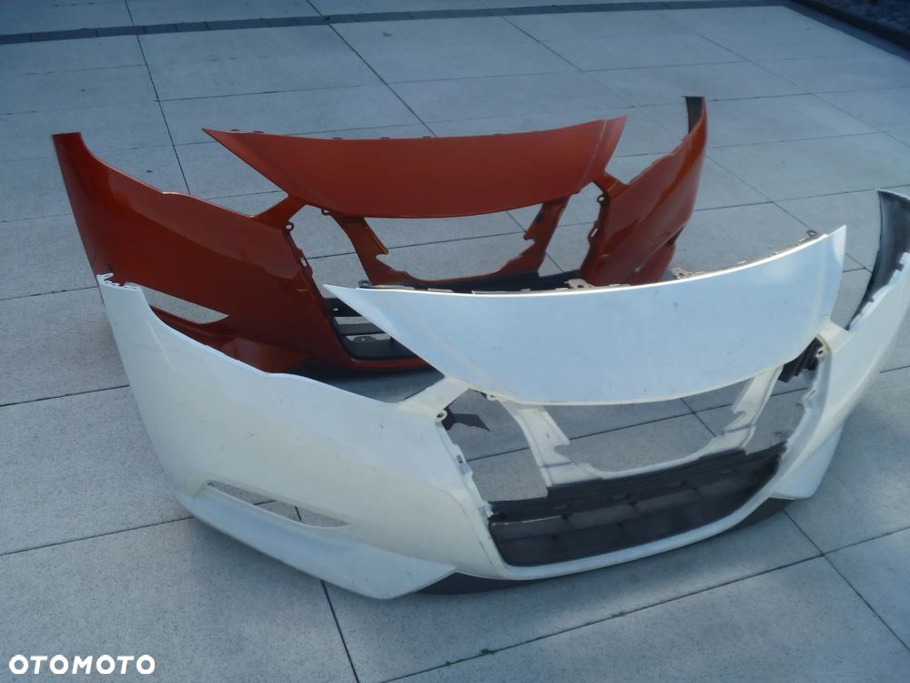 NISSAN MICRA K14 LIFT ZDERZAK PRZEDNI ORYGINAŁ ŁADNY - 3