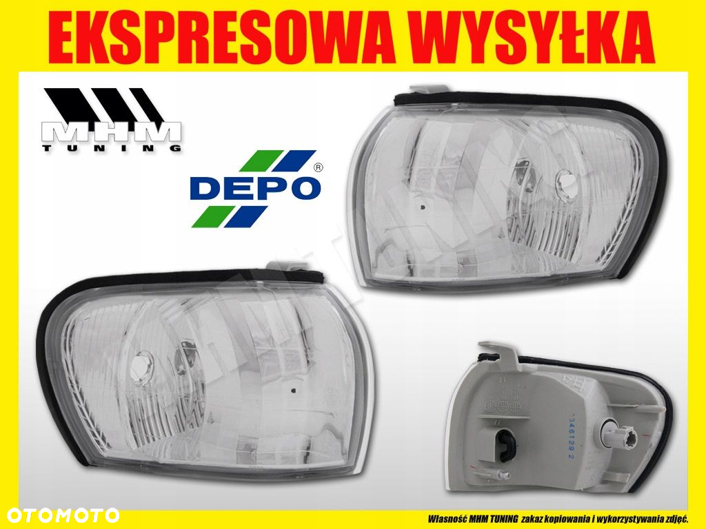 Lampa Pozycyjna Kierunkowskaz Migacz kpl Tuning Clear Subaru Impreza I 1 gc - 2