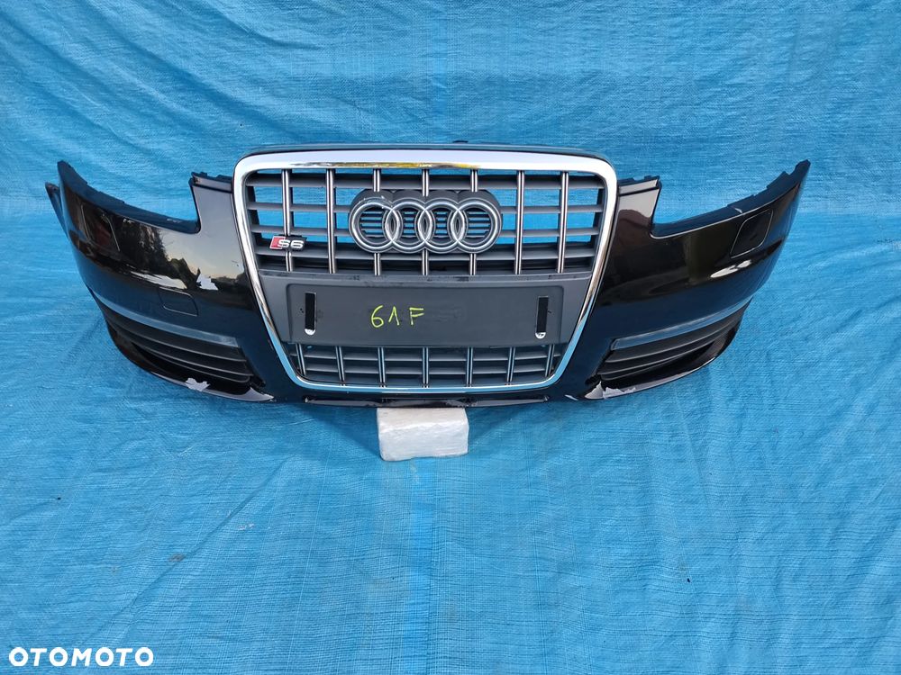61F Zderzak przód przedni kompletny audi A6 S6  C6 SPRYSKI  wysyłka - 3