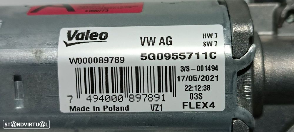 MOTOR LIMPA-VIDROS TRASEIRO SKODA KAMIQ (NW4) ACTIVE - 3