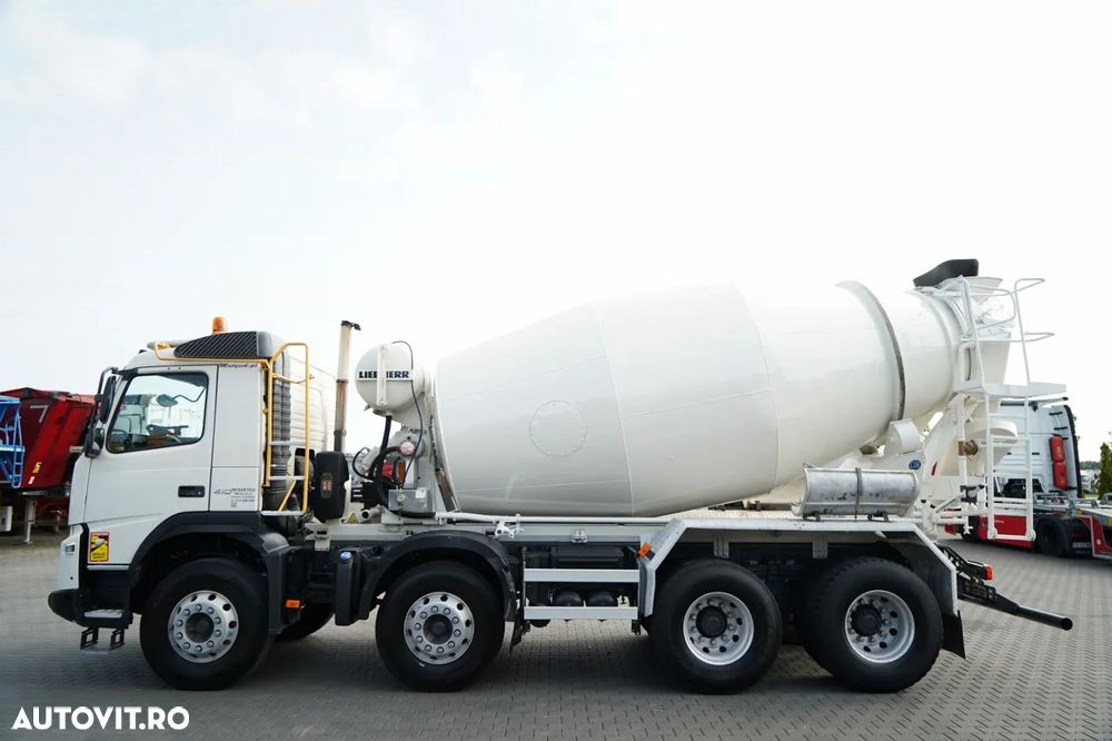Volvo FMX 410 / 8x4 / BETONIERĂ / BETONIERĂ / LIEBHERR / 9 M3 / I-SHIFT / JANTE DIN ALIAJ / EURO 5 - 4