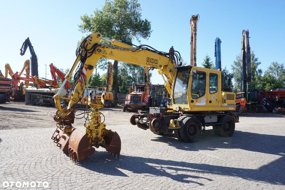 Liebherr A900C ZW Koparka dwudrożna Kolejowa - 7