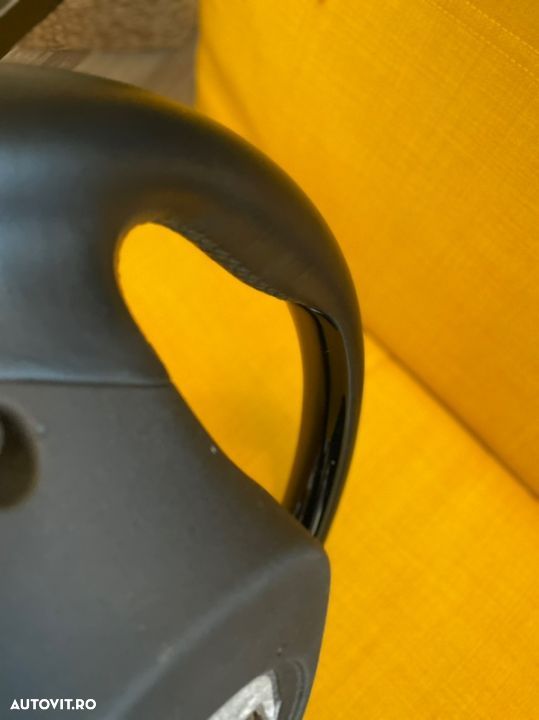 Volan individual bmw seria 7 G11 G12 730d 730xd 740xd 750i M  piele cu inserție de lemn mahon Piano black  dețin si airbagul la alt pret - 4