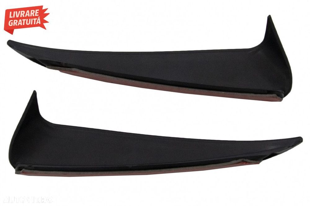Ornamente bara Spate flapsuri Mercedes C Class W205 (2014-2020) Negru - 5
