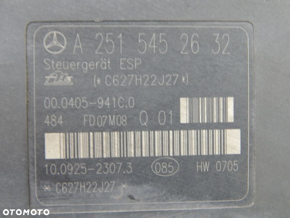 Pompa ABS A2515452632 Mercedes R klasa W251 ML164 GL 05-15 Łuków części - 4