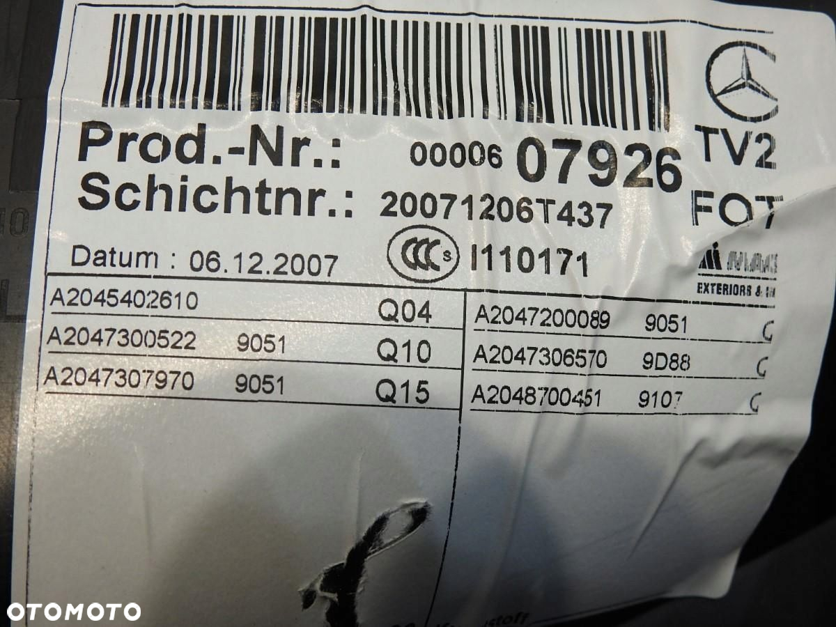 TAPICERKA DRZWI LEWY TYŁ MERCEDES W204 KOMBI - 5