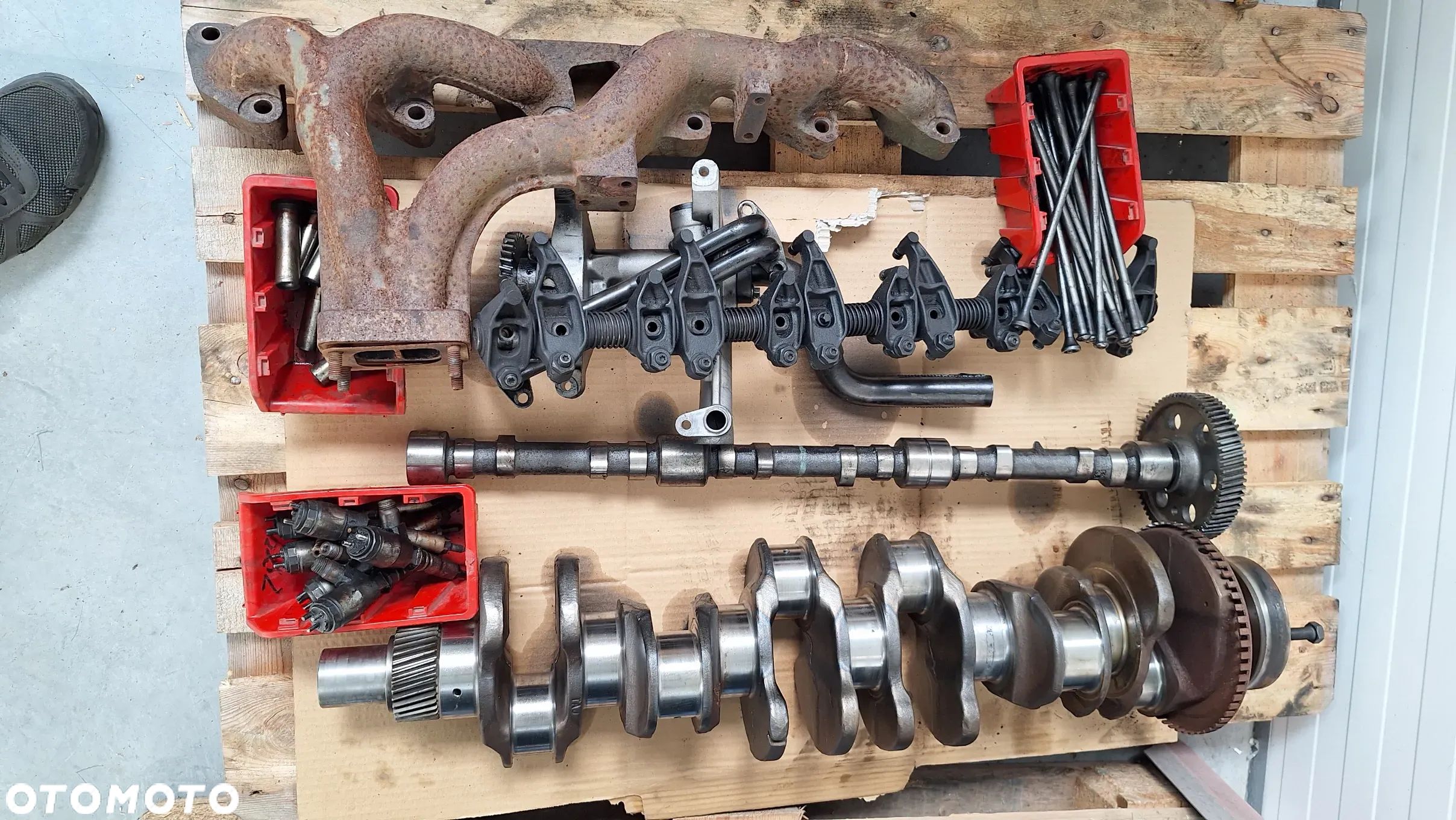 Massey Ferguson Perkins 1106  6480 6465 6475 wałek rozrzadu wał korbowy blok głowica miska korba - 1