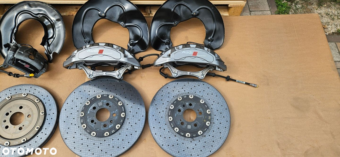 AUDI S6 RS6 S7 RS7 C7 4G HAMULCE CERAMICZNE CERAMIKA TARCZE ZACISKI KLOCKI - 4