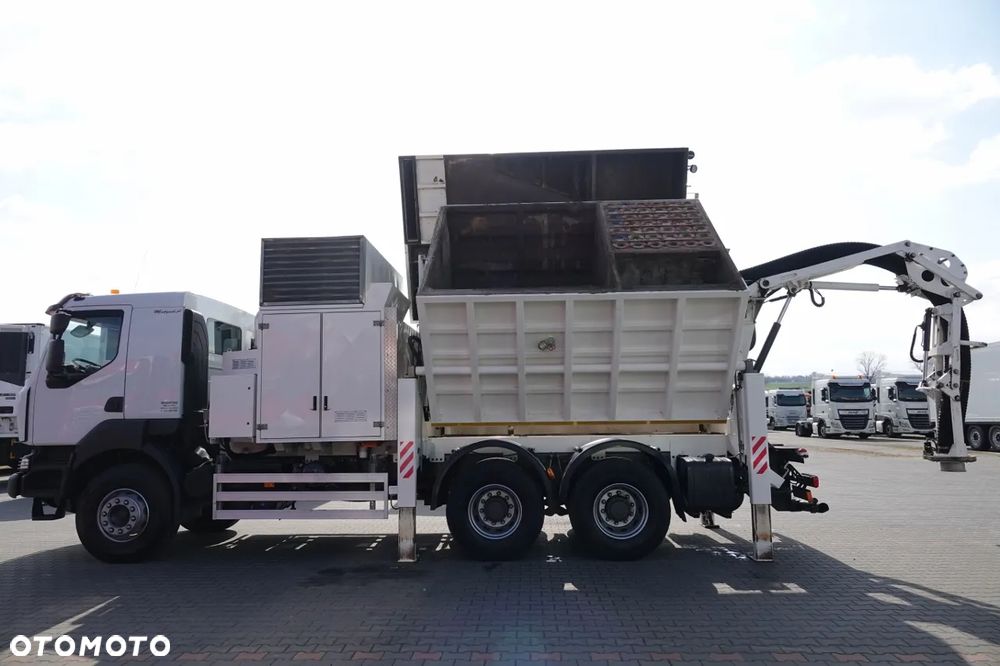 Renault KERAX 450 / 6x4 / KOPARKA SSAĄCA / MTS SAUGBAGGER 3A11T /ASENIZACYJNY / ŁADOWARKA PRÓŻNIOWA / WUKO / MŁOT / STEROWANIE RADIOWE - 24