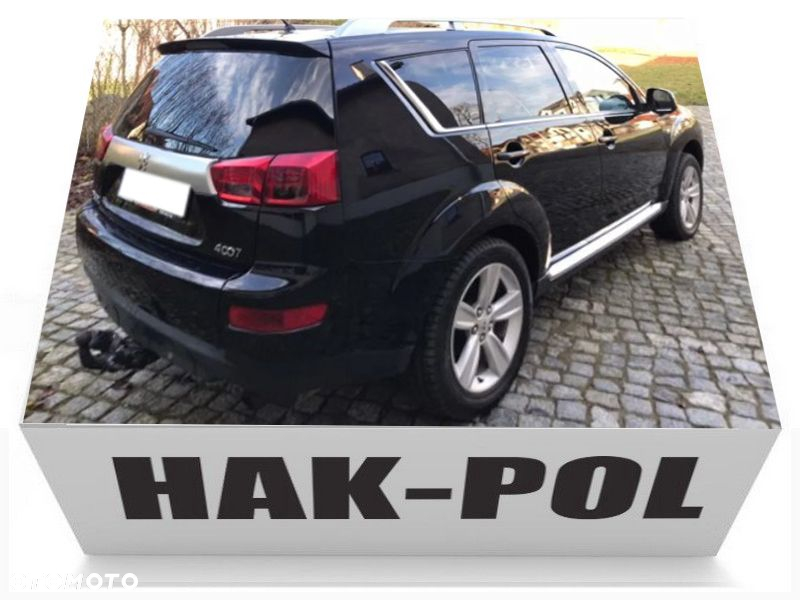 HAK HOLOWNICZY + WIĄZKA 7/13P DO SAMOCHODU MITSUBISHI OUTLANDER 2 II CITROEN C-CROSSER + FL - 8
