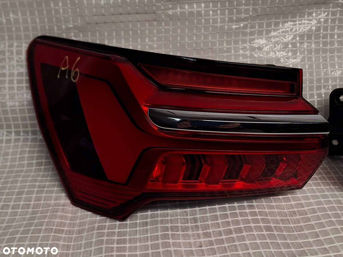 lampa tyl tylna lewa audi a6 c8 4k avant kombi 2018- chrom orgi euro demont - 2