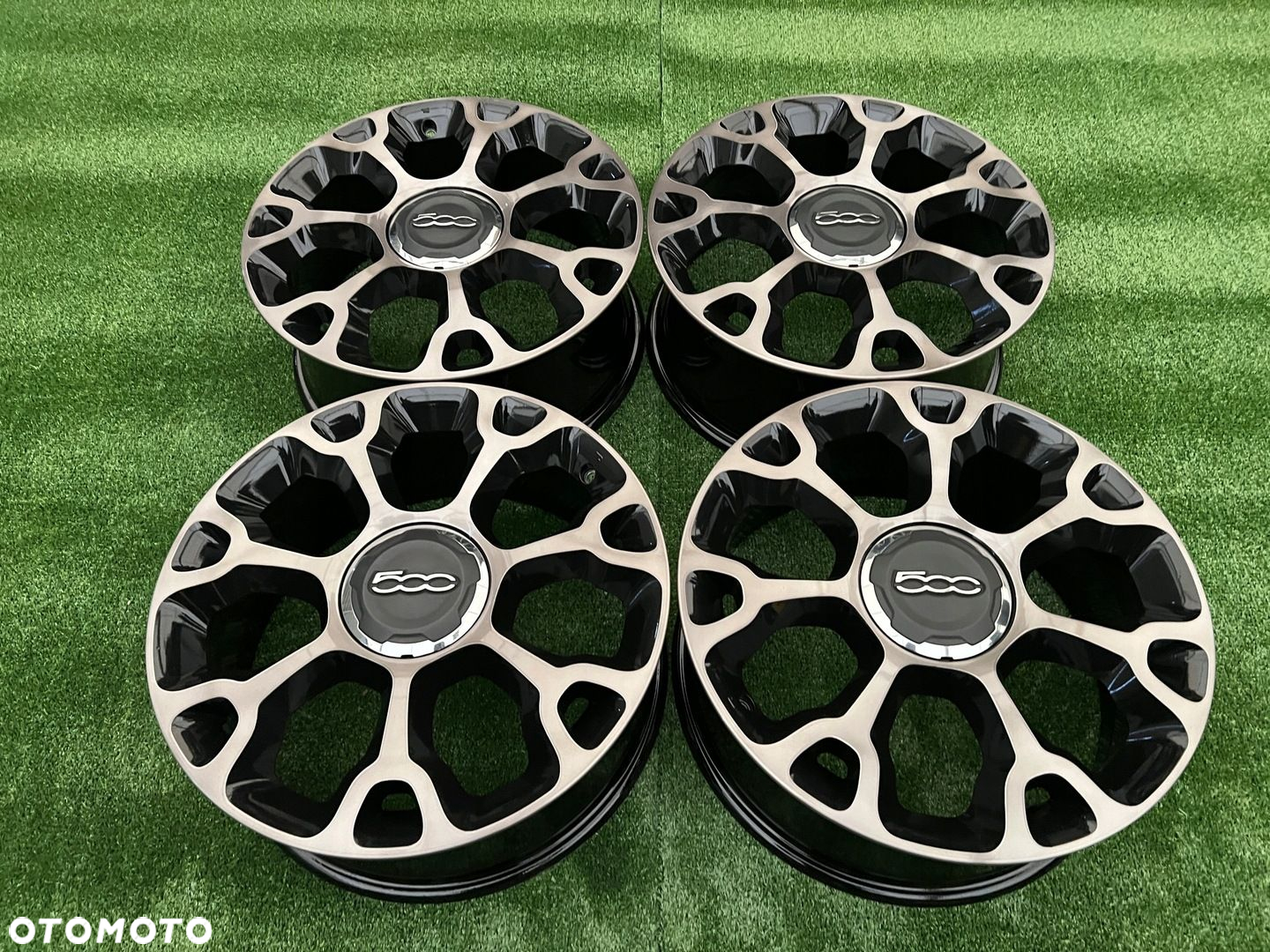 KOMPLET FELG FELGI ALU FIAT 500L 17 5X98 ET41 TIPO ORYGINALNE - 3