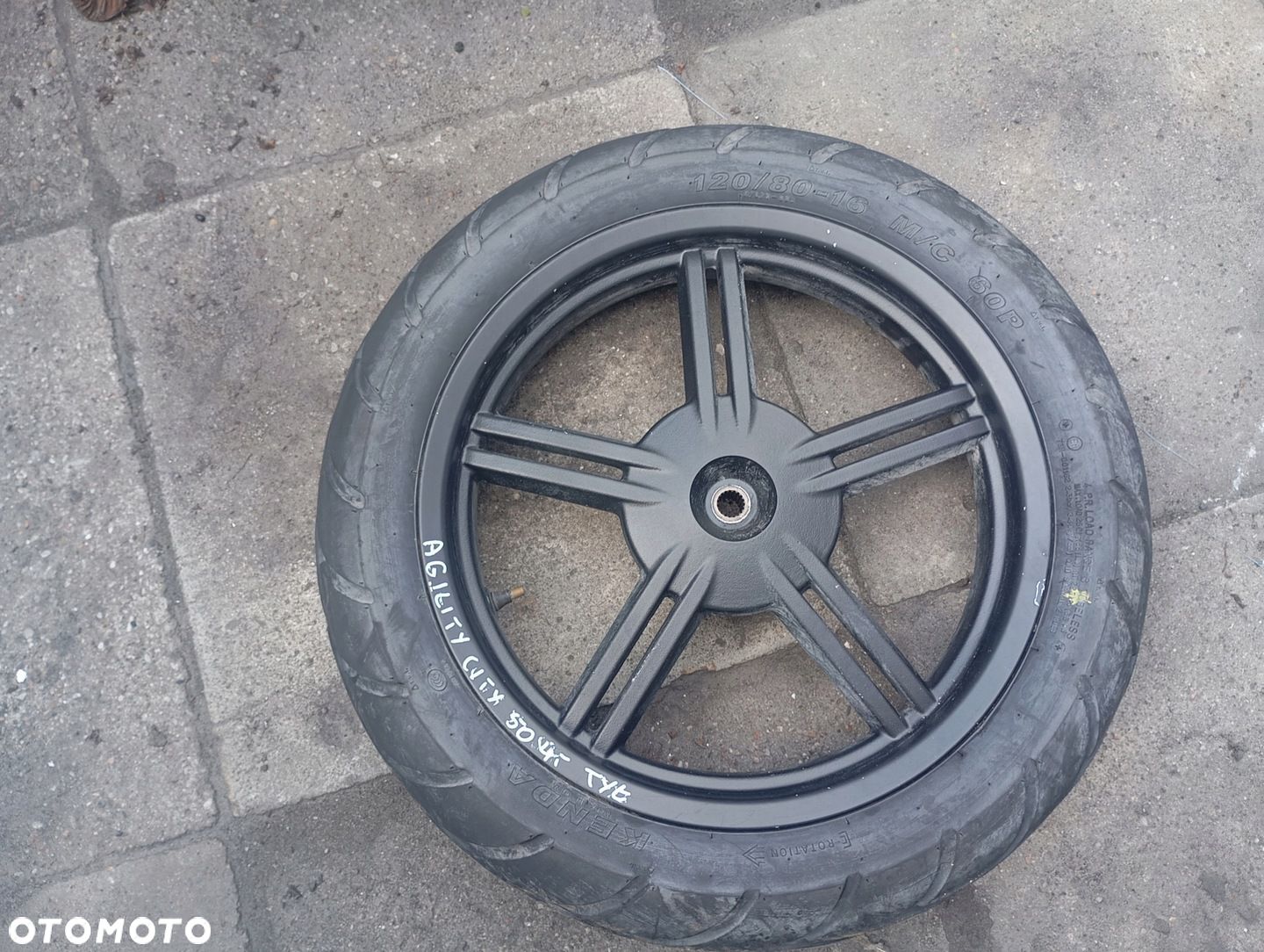 KOLO FELGA TYL KYMCO AGILITY CITY 50 4T - 1