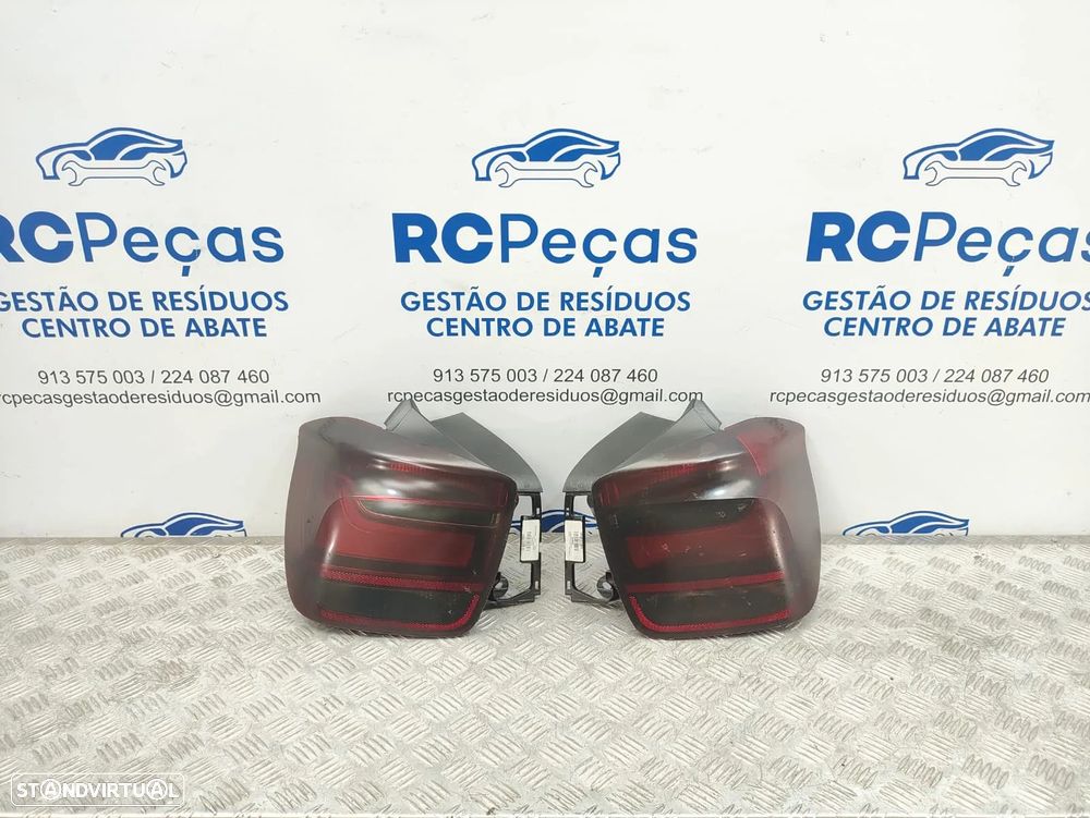 Farolins Tras Traseiros Esquerdo Direito Original BMW Serie 1 F20 5 portas F21 2 portas 7241543 7241544 2011 - 2014 - 4
