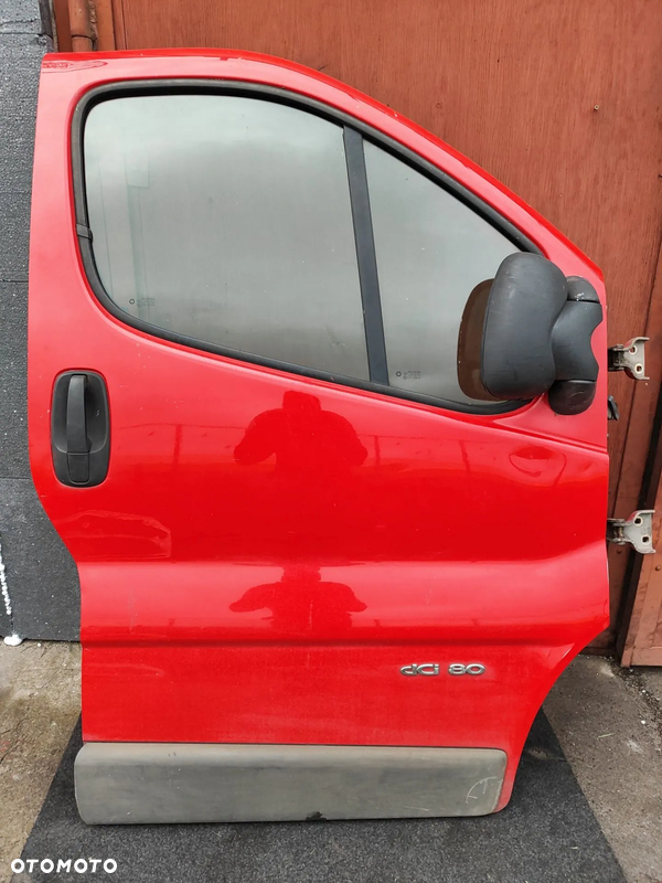 Trafic II Vivaro A Primastar 01- drzwi przód prawe kompletne z foto CZERWONE lusterko GRATIS !