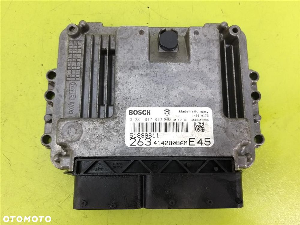 Komputer sterownik silnika Fiat Doblo  II 1.9JTD 103KM 2009-2014 51899611 - 1