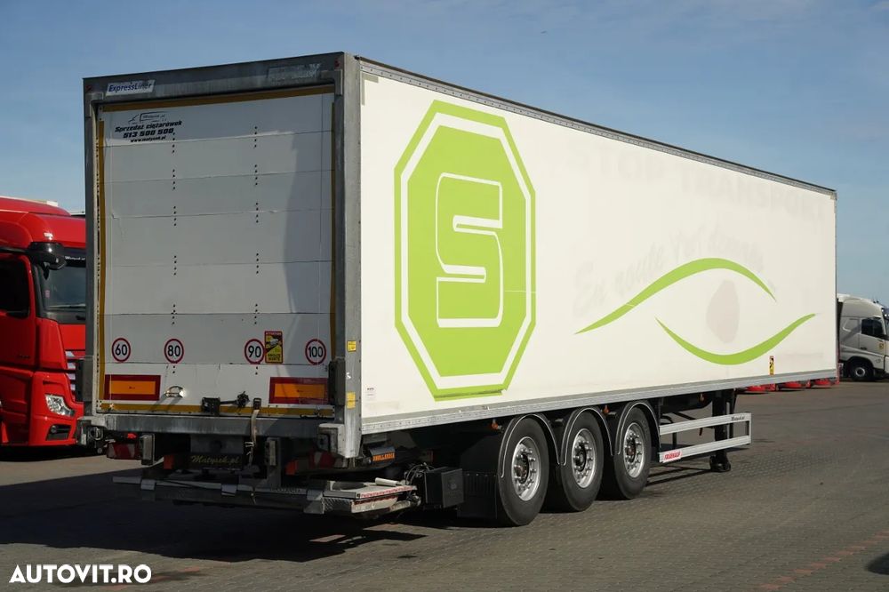 Fruehauf ONTAINER / DHOLLANDIA LIFT / 2x AXE RIDICATIVE / PODEA RESISTENTĂ / SAF / OBLOANĂ RULANTĂ - 7