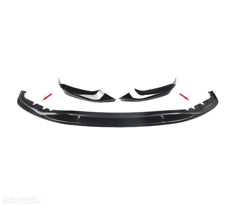 SPOILER DIANTEIRO BMW G30 21-23 LOOK M PERFORMANCE PRETO BRILHANTE - 2