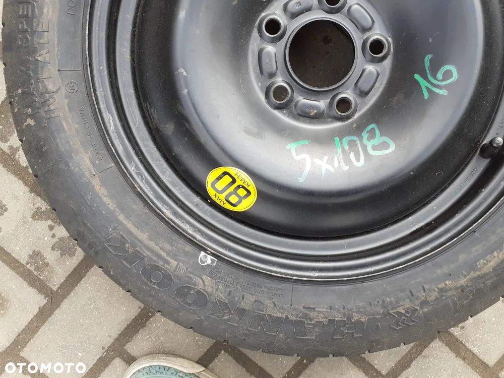 # DOJAZDÓWKA KOŁO DOJAZDOWE ZAPAS ZAPASÓWKA FORD 5X108 - 3