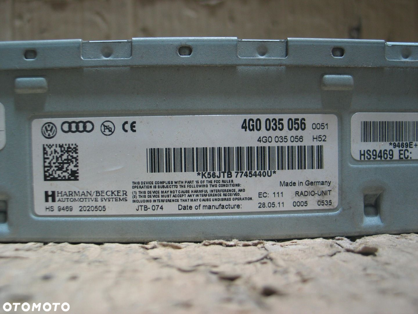 tuner radia MMI modul audi Q7 A4 B8 A7 A6 C7 Q5 4G0035056 - 7