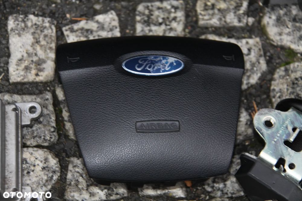 Deska Konsola Ford S MAX I  Galaxy II  06-14  Komplet 3x  Air Bag Pasy Sensor Czarna - 3