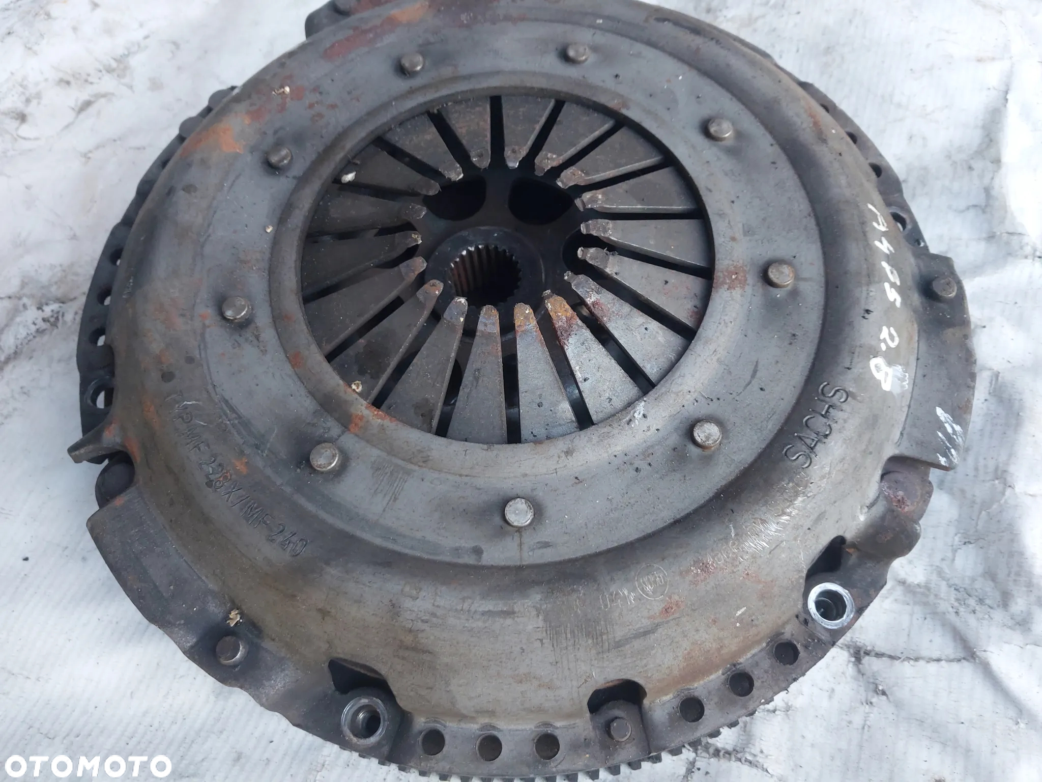 Dwumasa KOMPLET sprzęgło dwumasowe SACHS AUDI A4 B5 A6 C5 2.8 Quattro 2.4 2.6 BENZYNA tarcza docisk MF228X/MF240 Volkswagen Audi Seat Skoda - 3