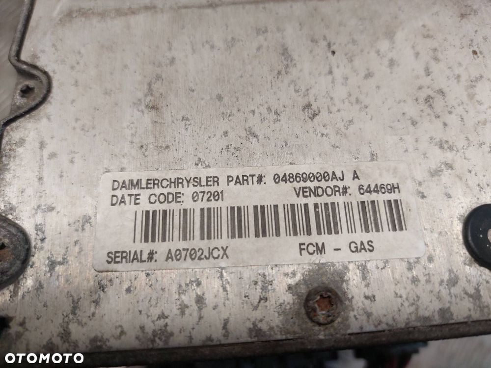 ZESTAW STARTOWY CGRYSLER GRAND VOYAGER IV 2.4 16V 04745860  04869000AJ - 10