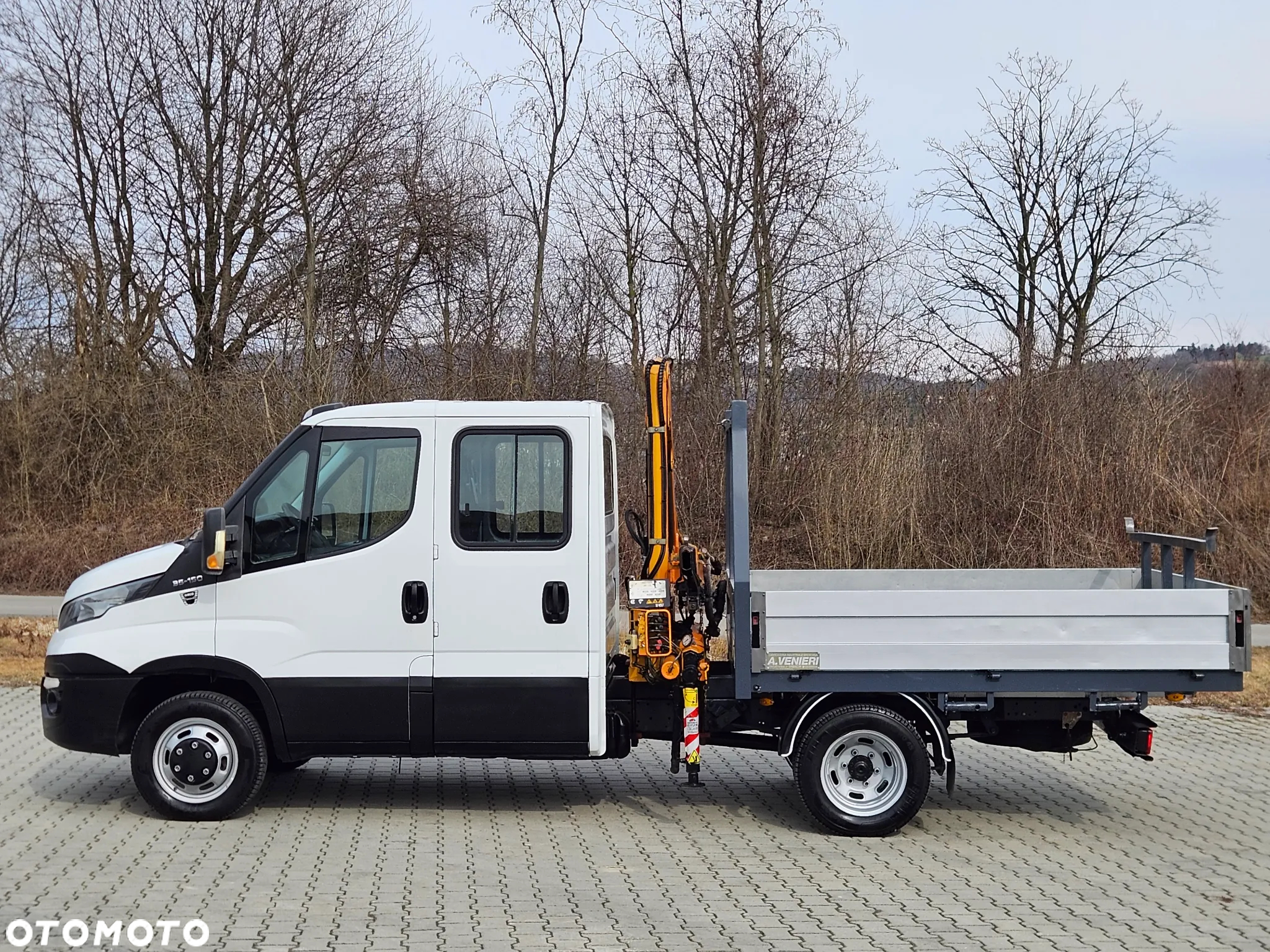 Iveco Daily 35c-15 Doka/Dubel Kabina Skrzynia 2.55M+HDS 9.5 M Effer 28/3S ! Klima ! 3.0 HPI *150 Km ! - 14