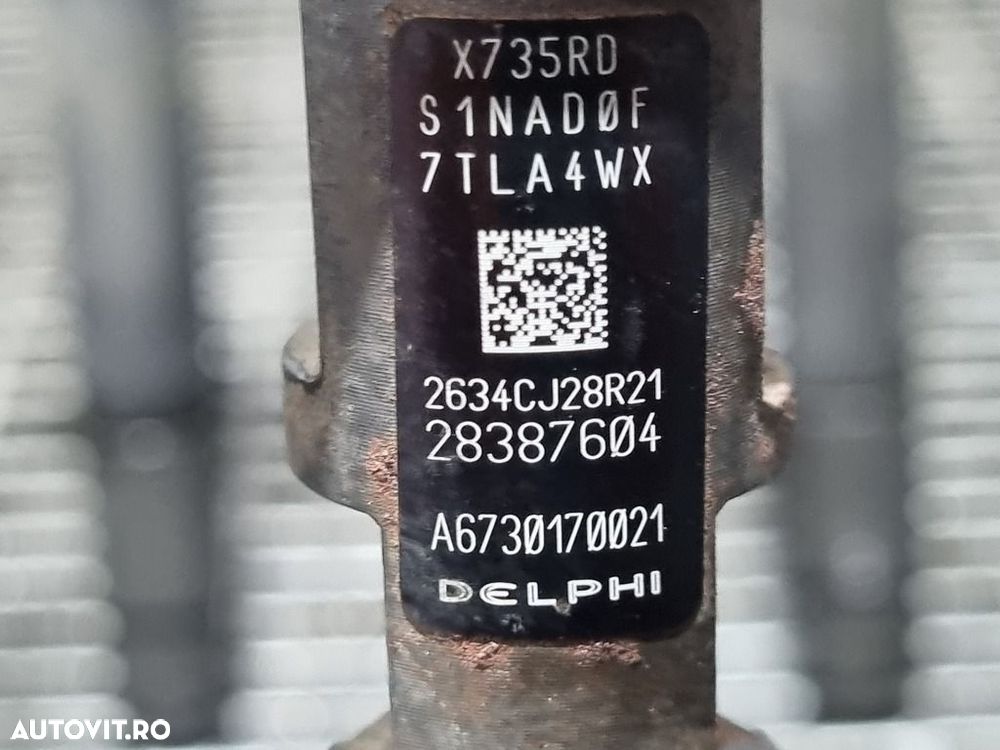 Injector SsangYong Tivoli 1.6 D 2015 - 2019 115CP D16DTF (1290) Diesel A6730170021 - 4