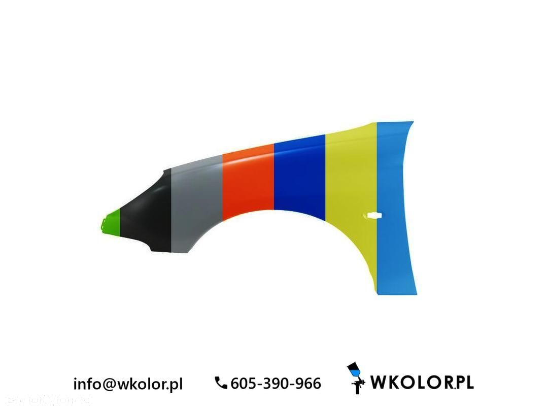 NOWY BŁOTNIK PEUGEOT 206 2005-2007 LAKIEROWANY W KOLOR - 1