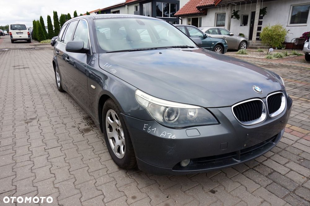 BMW 5 E61 KOMBI 2004 A36 2.5 D M57D25 177KM GS6-53DZ SZARY TITANGRAU na części - 7