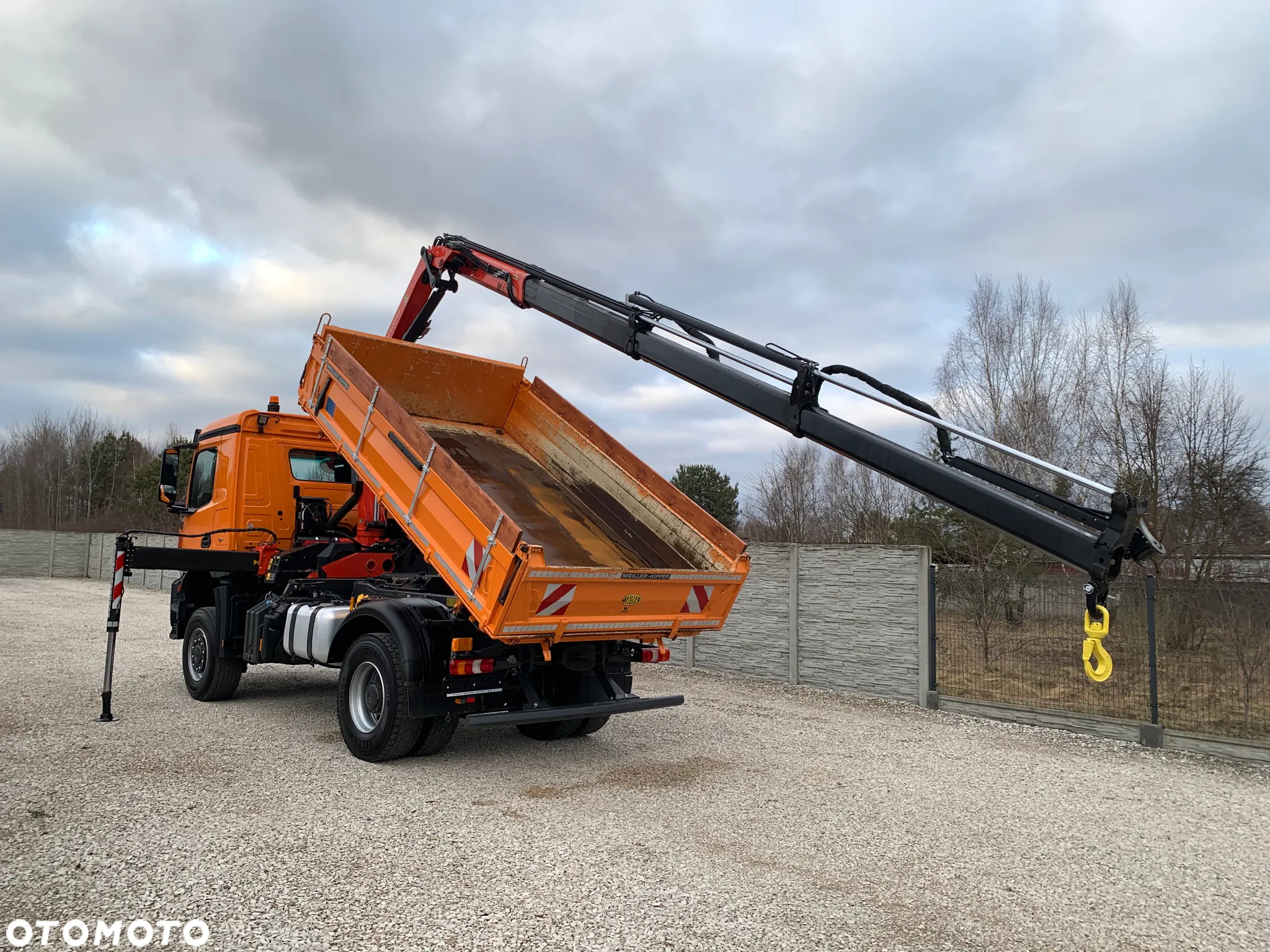 Mercedes-Benz AROCS 1835, 4X4, MEILLER + PALFINGER, - 8