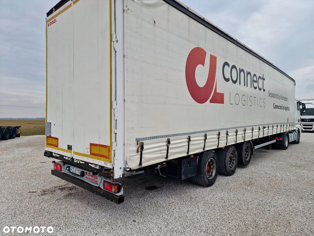 Kögel MEGA FIRANKA - SAF - OŚ PODNOSZONA - RAMA ORYGINAŁ