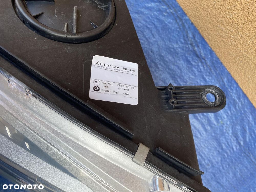 BMW X5 F15 7381138 ADAPTIVE LED PRAWA LAMPA PRZÓD KOMPLETNA ORYGINAŁ - 2
