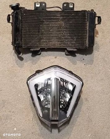 KTM 390 ADVENTURA ADV 2020 LAMPA PRZÓD REFLEKTOR CHŁODNICA WODY - 1