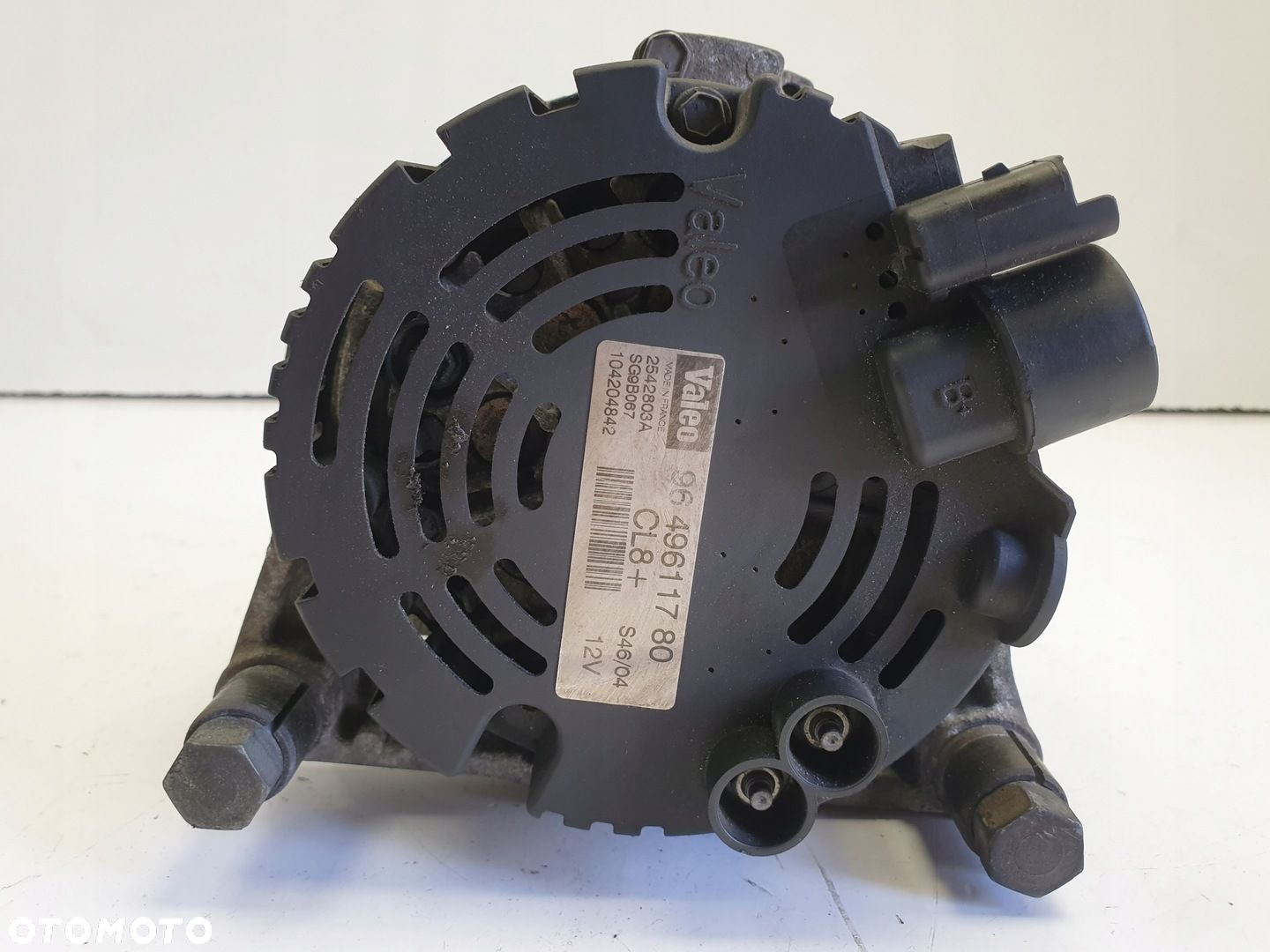 Peugeot 307 1.6 16V ALTERNATOR valeo 9649611780 - 8