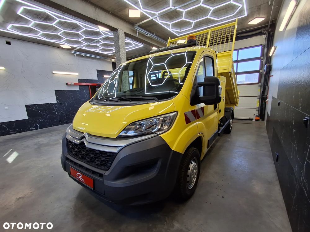 Citroën Jumper Wywrotka Kipper Hak Skrzynia Narzędziowa Za Kabiną Wersja Lift Oświetlenie Ostrzegawcze Służba Drogowa Tempomat - 20