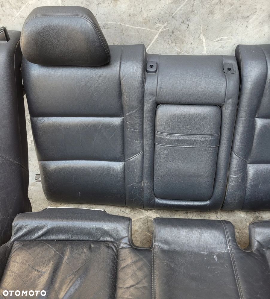 KANAPA TYŁ TYLNA VOLVO S80 I LIFT CZARNA SKÓRA - 6