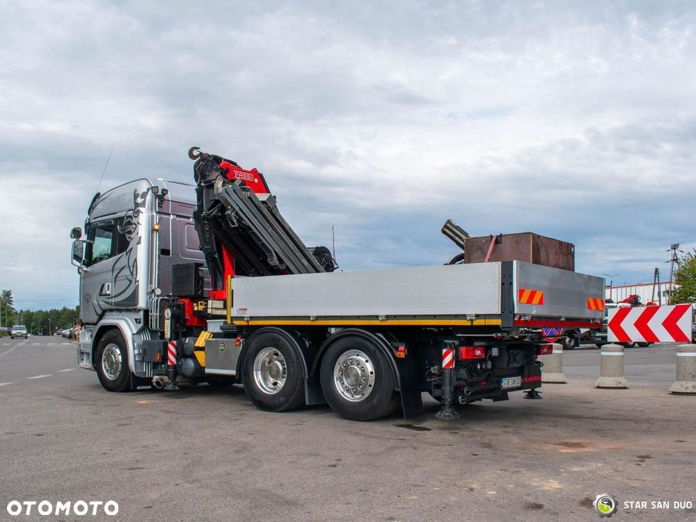 Scania R580 6x2 FASSI F545RA.2.27 XE  HDS Żuraw Fly Jib Wciągarka Siodło - 17