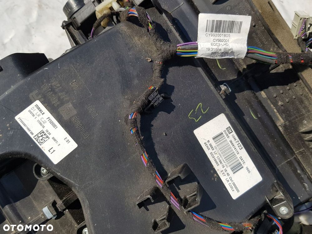 nagrzewnica dmuchawa Opel Astra J 13497123 - 10