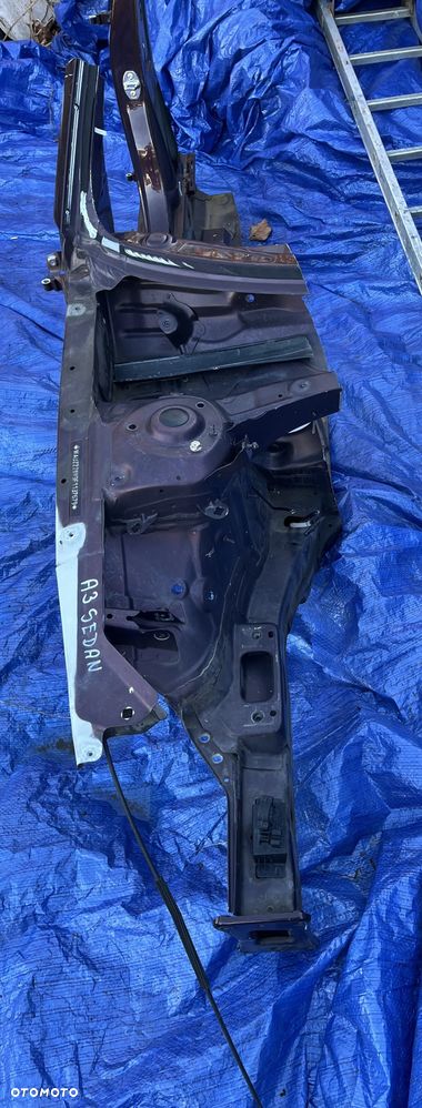 AUDI A3 8V SEDAN ĆWIARTKA PRZÓD PRÓG PODŁUŻNICA  FARTUCH SŁUPEK A SŁUPEK B PRAWA PRAWY BOK - 3