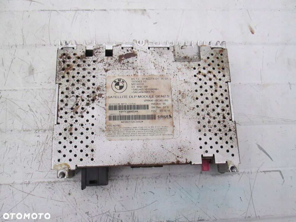 BMW E60 E90 TUNER RADIOWY RADIO SATELITARNE USA - 3