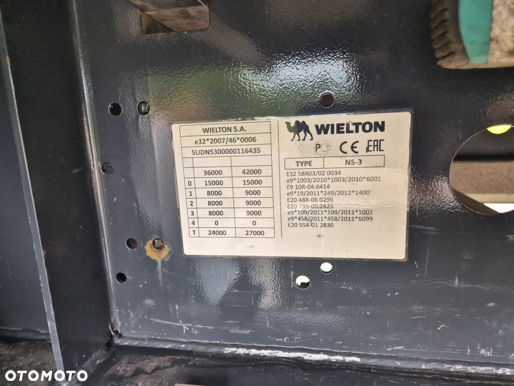 Wielton NS-3 Light 2 Poziomy wysokości podnoszony dach - 9