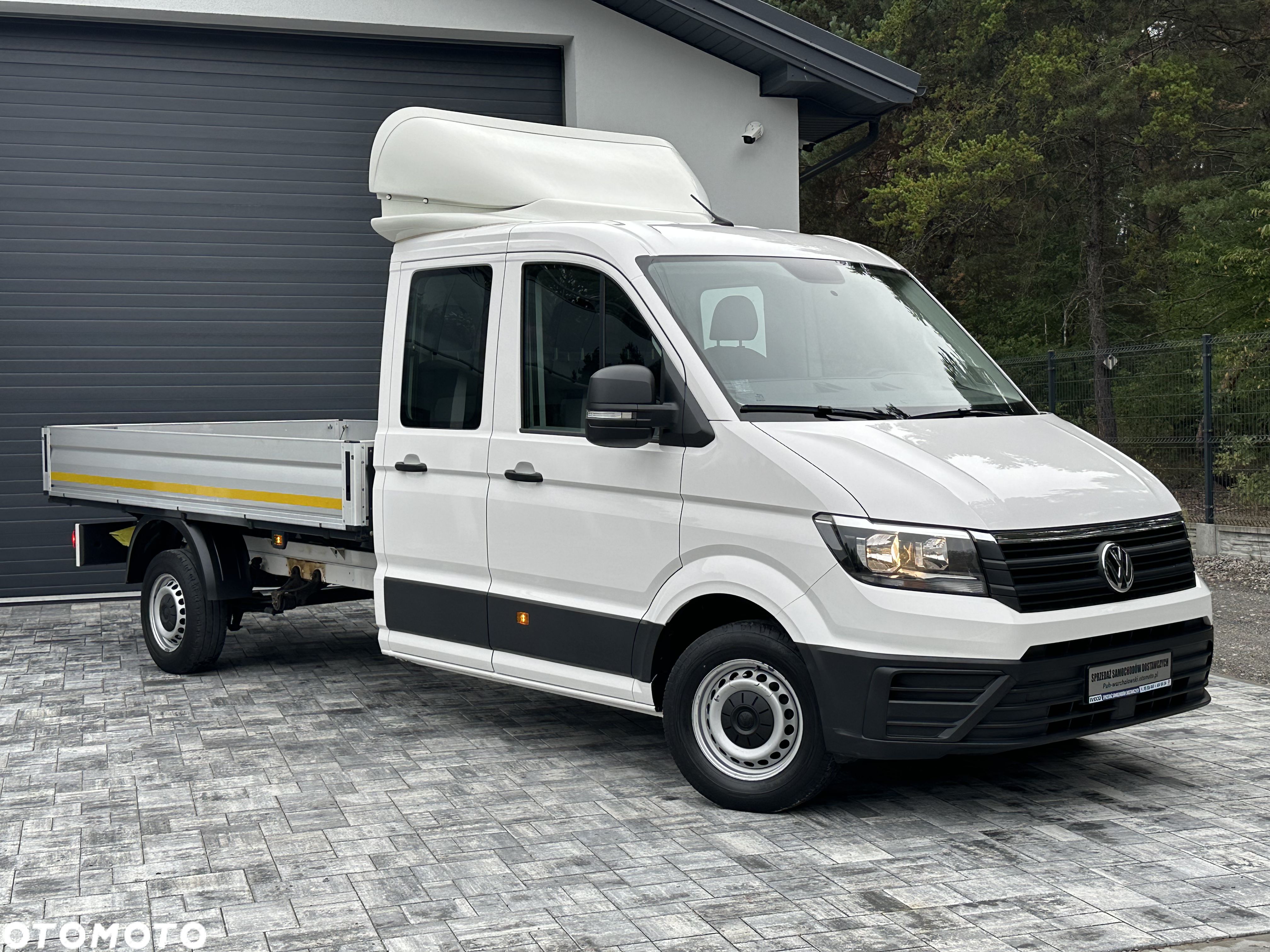 Volkswagen Crafter DOKA 7 osób / Skrzynia 3.5m / Gwarancja producenta do 07.2026 lub 200.000km / Salon PL / Serwisowany tylko w ASO VW / Pełna dokumentacja / 1 właściciel / FV23% - 1