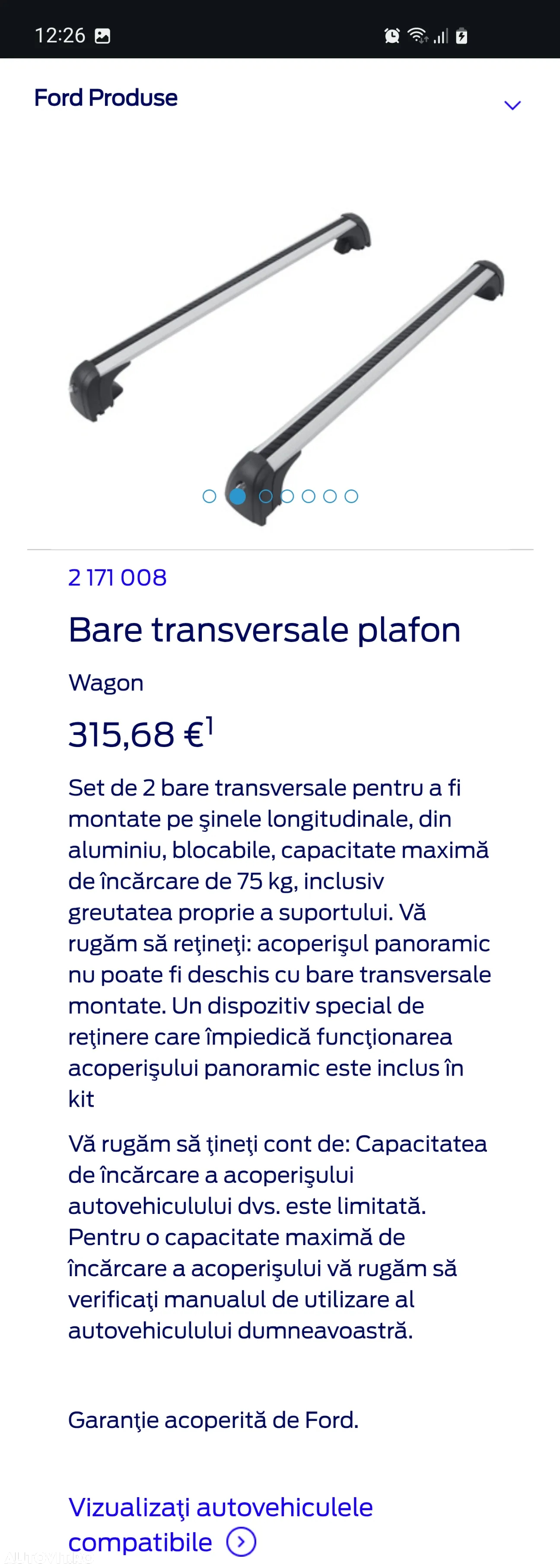 Bare Plafon Ford Puma EcoSport Originale - 6